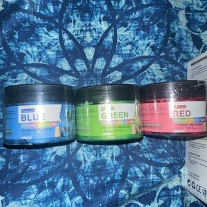 Permotary Green,Red and blue Hair Color Wax